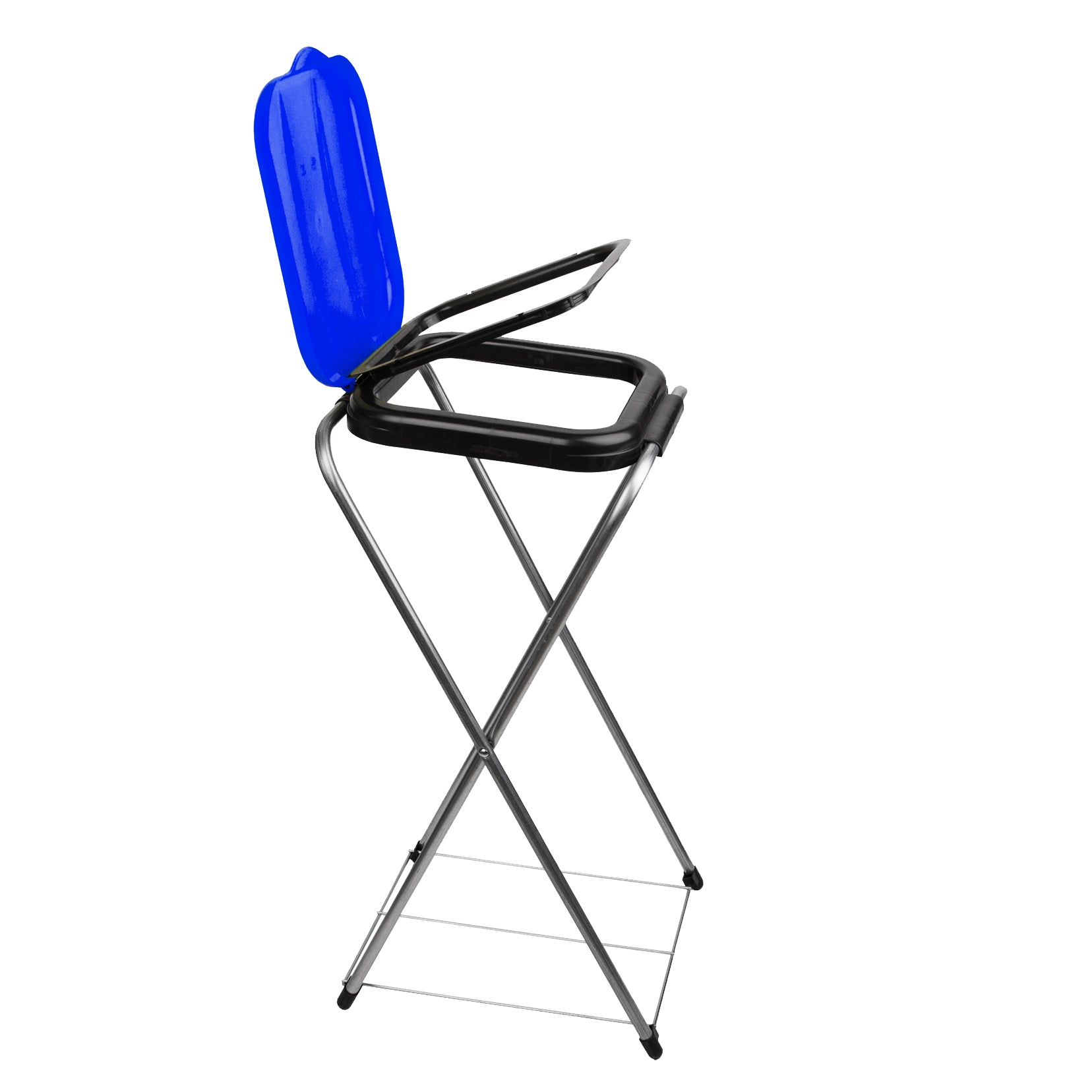 BigDean Müllsackständer EasyFix blau 120L Metall Halter