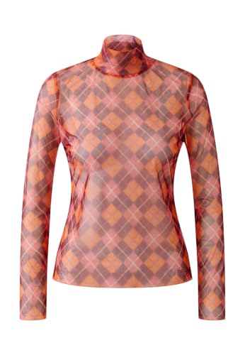 Oui Shirts & Tops Langarmshirt Alloverprint Größe 34