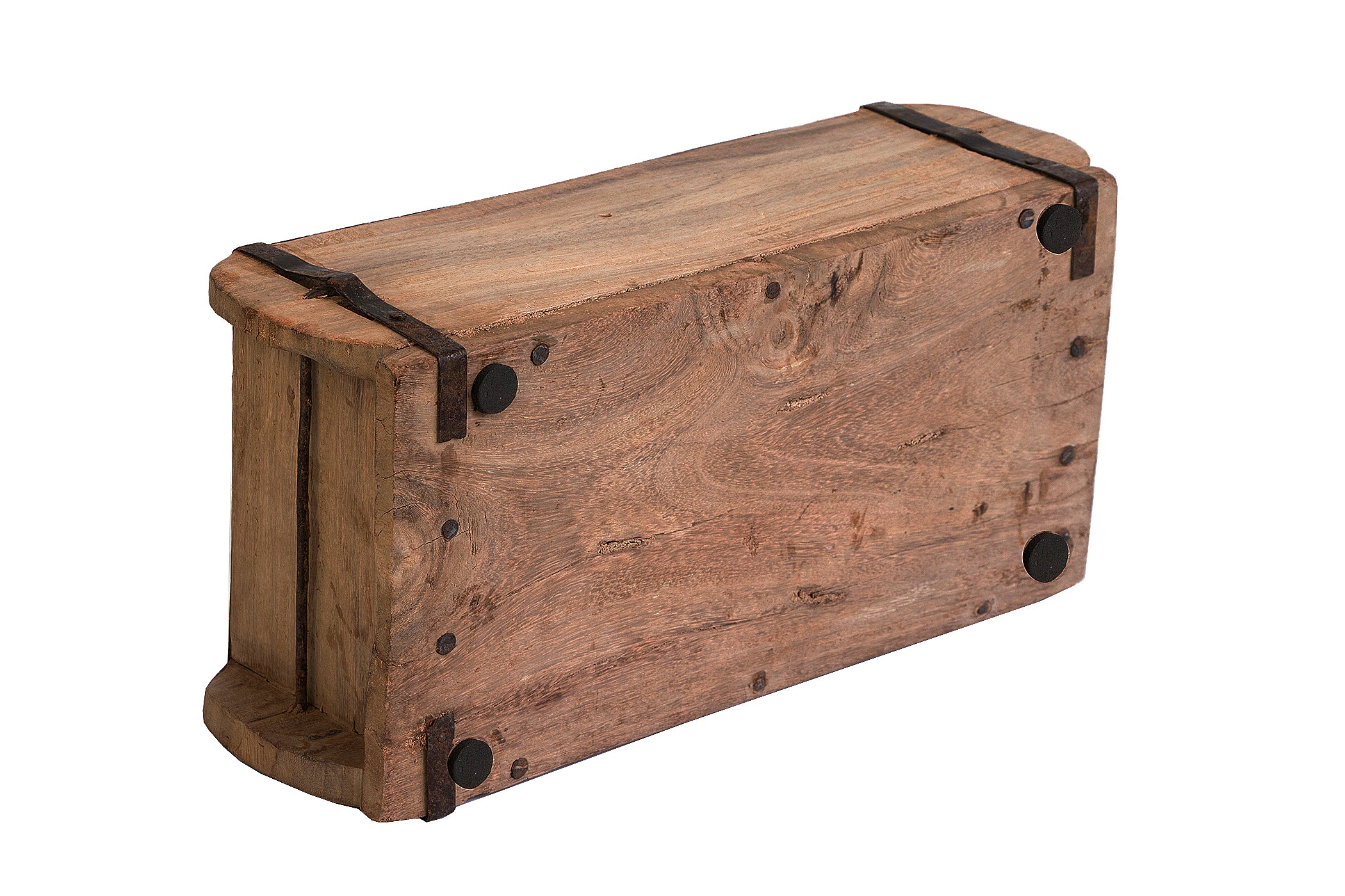 BigDean Ziegelform 32x15x10cm Vintage Holzkiste Unikat