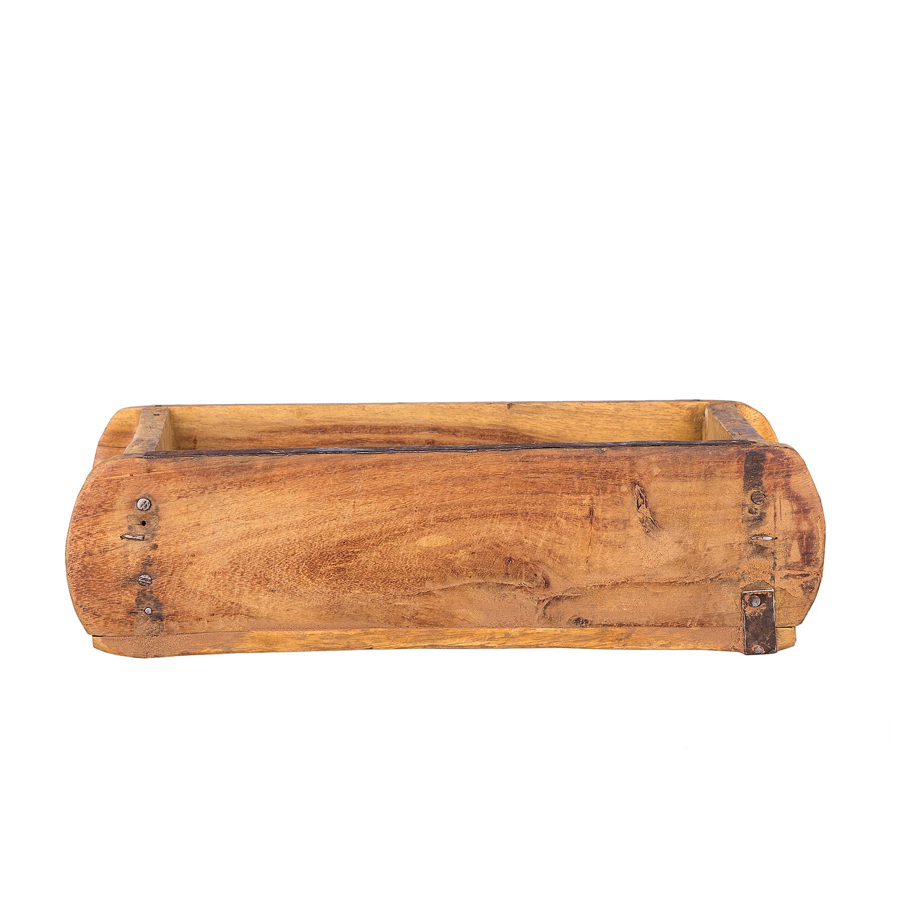 BigDean Holzkiste Ziegelform 32 cm Vintage Unikat