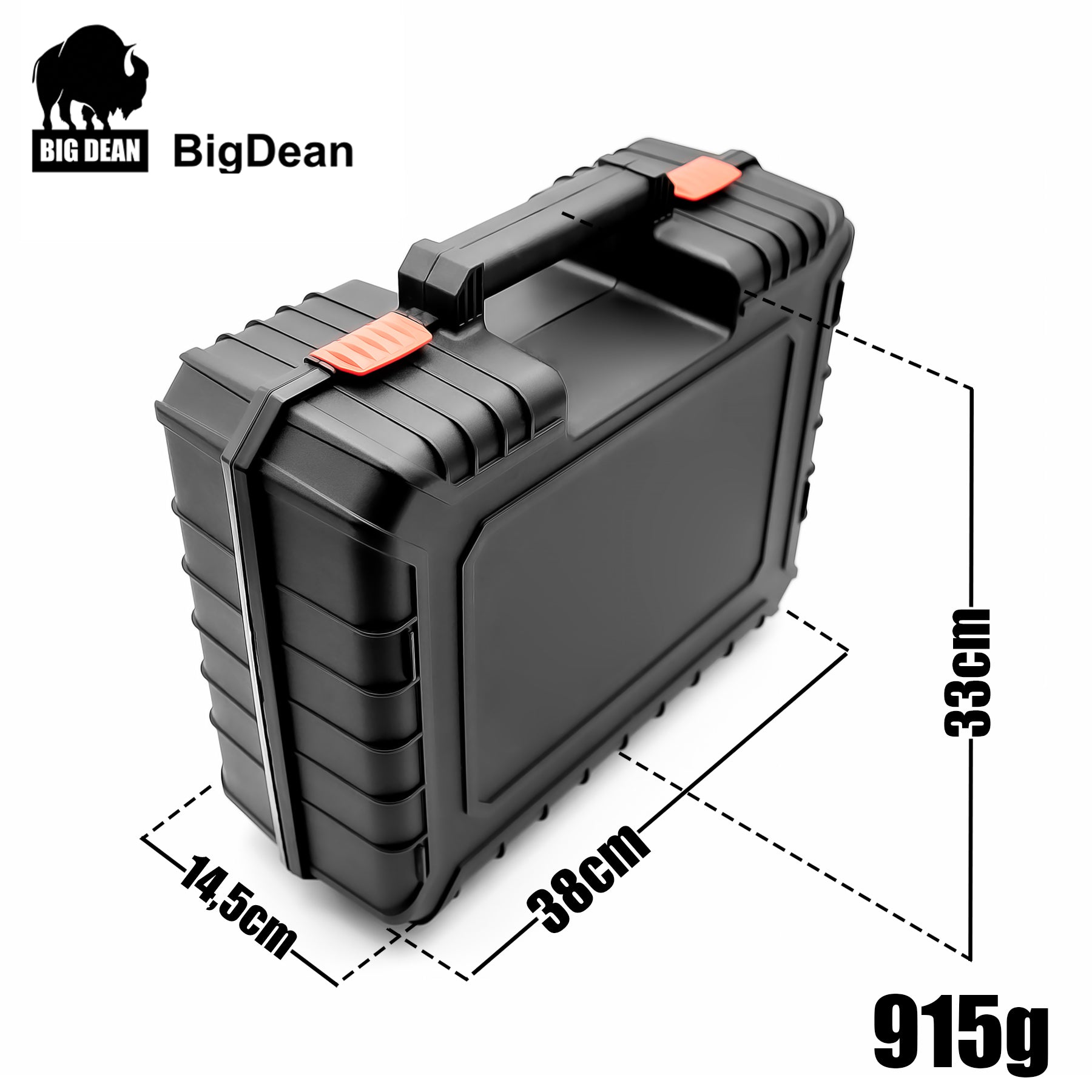 BigDean Werkzeug Maschinenkoffer Leer 2er Schaumstoff