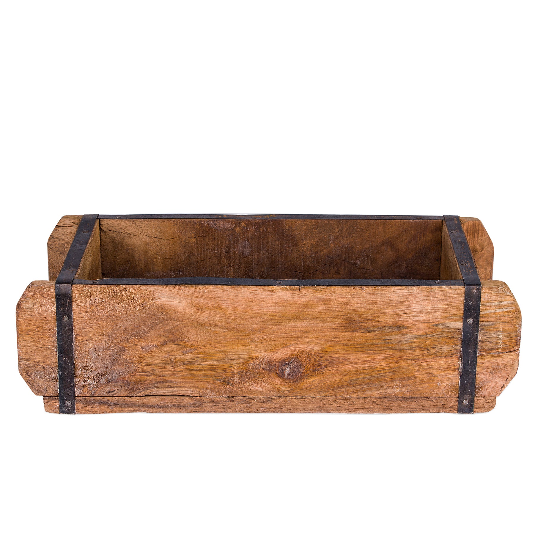 BigDean Ziegelform Holzkiste 32x14x9cm 3er Set Vintage Unikat