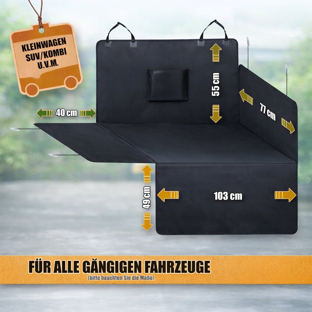 BigDean Haushalt Kofferraumschutz Hund Universal Wasserdicht