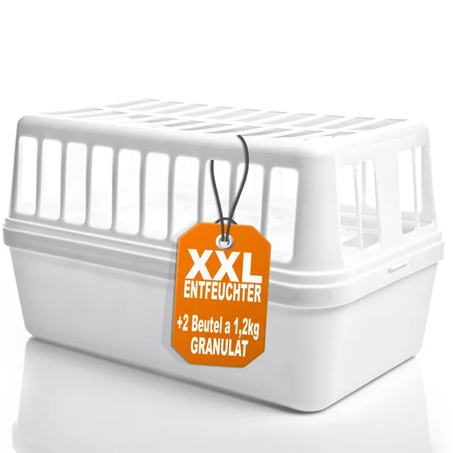 BigDean Luftentfeuchter ohne Strom Box 2er mit Granulat