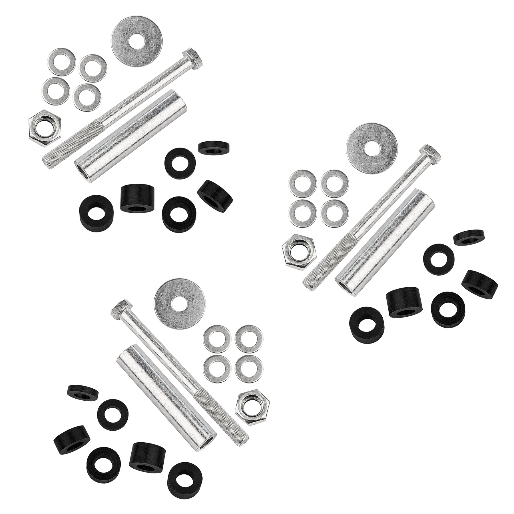 BigDean Garten Achse 20x147mm Schubkarrenachse 3er Set