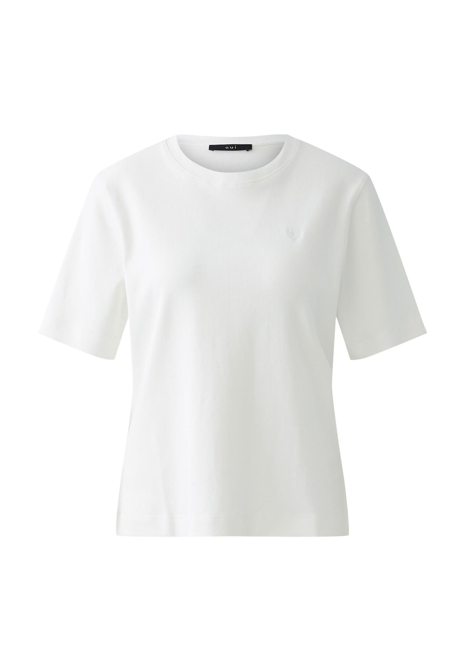 OUI Shirts & Tops SVEHA T-Shirt Damen Schwarz Baumwolle