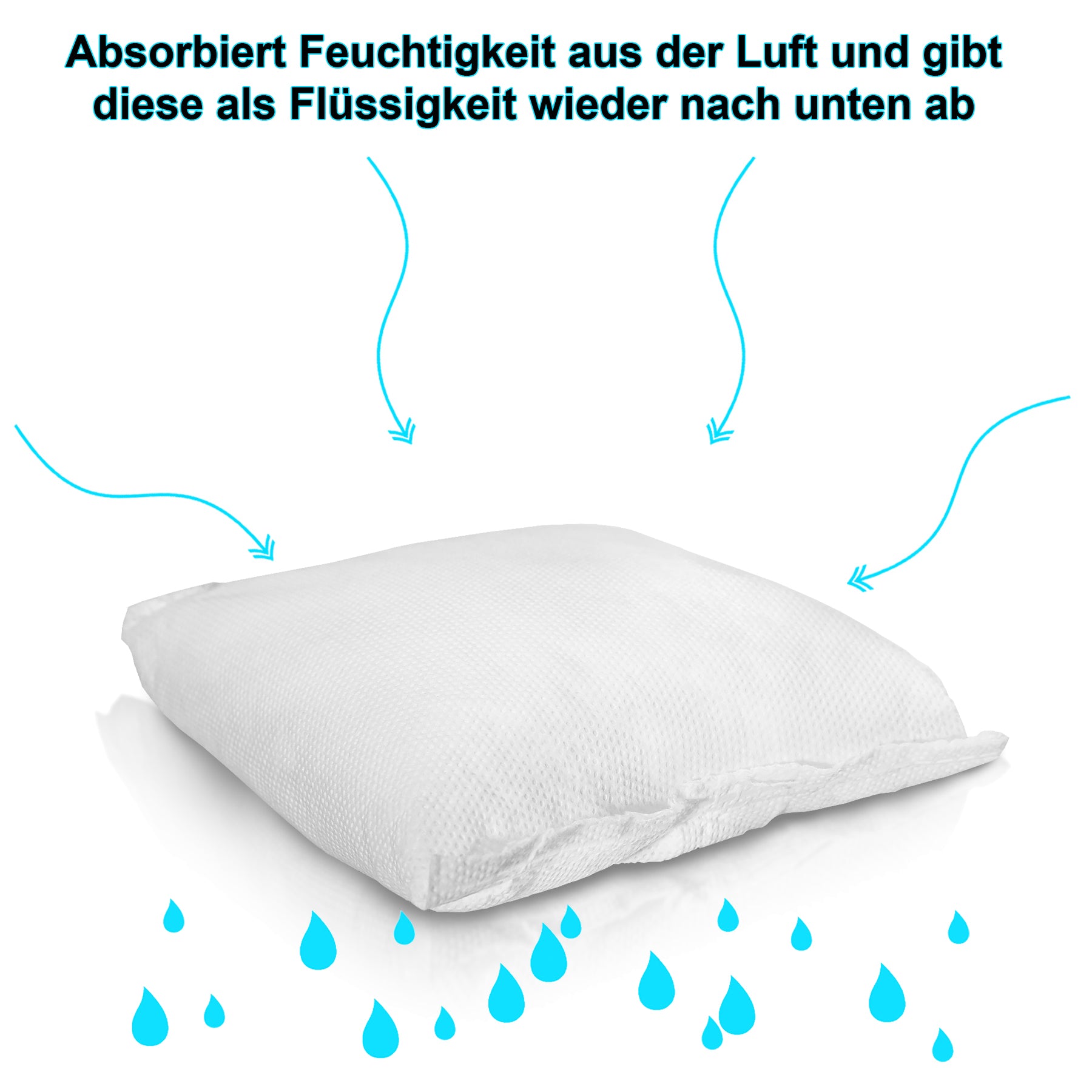 BigDean Bad & Reinigung Luftentfeuchter 12x400g Nachfüllpack