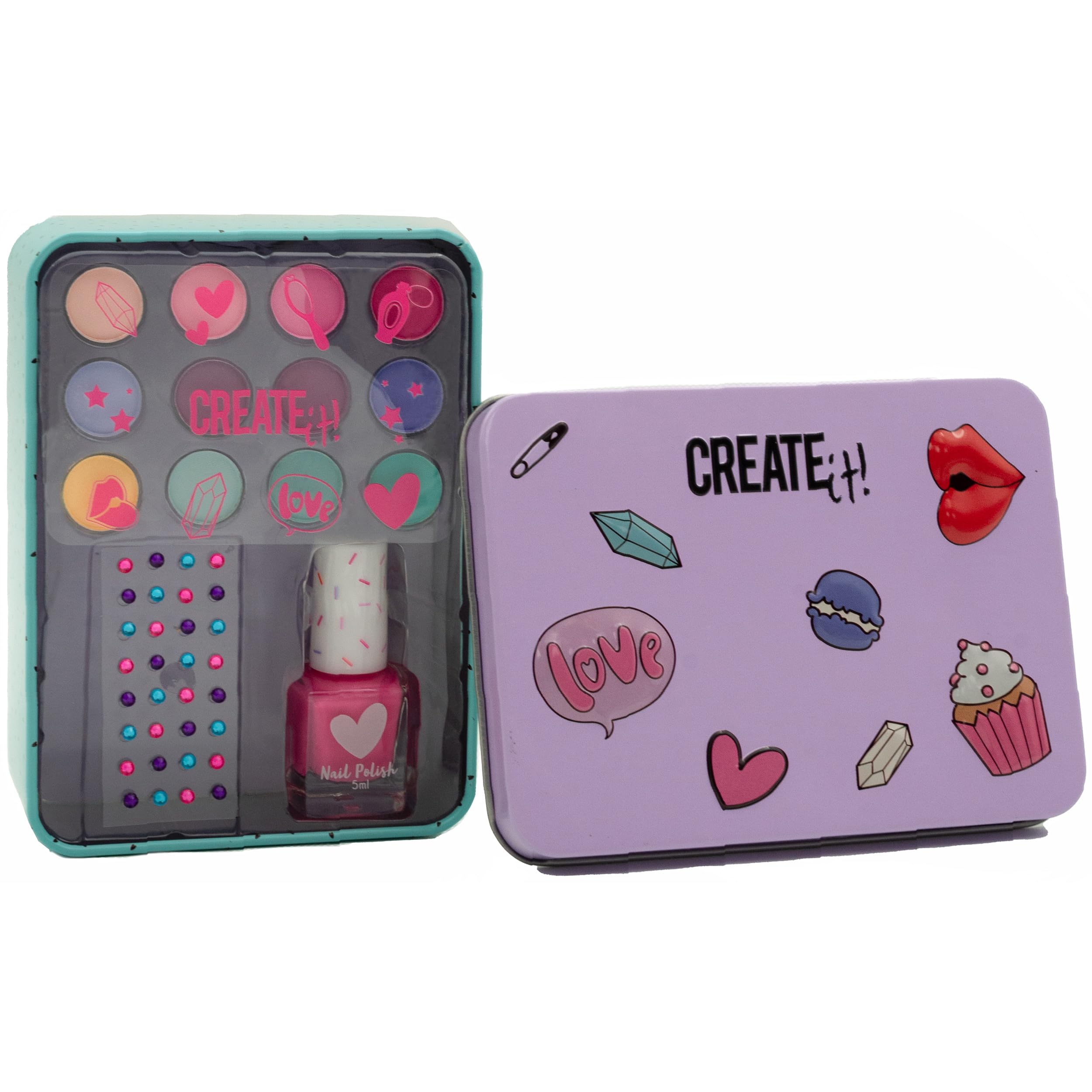 Create It Makeup 84528B Schminkset 12 Lidschatten Nagellack