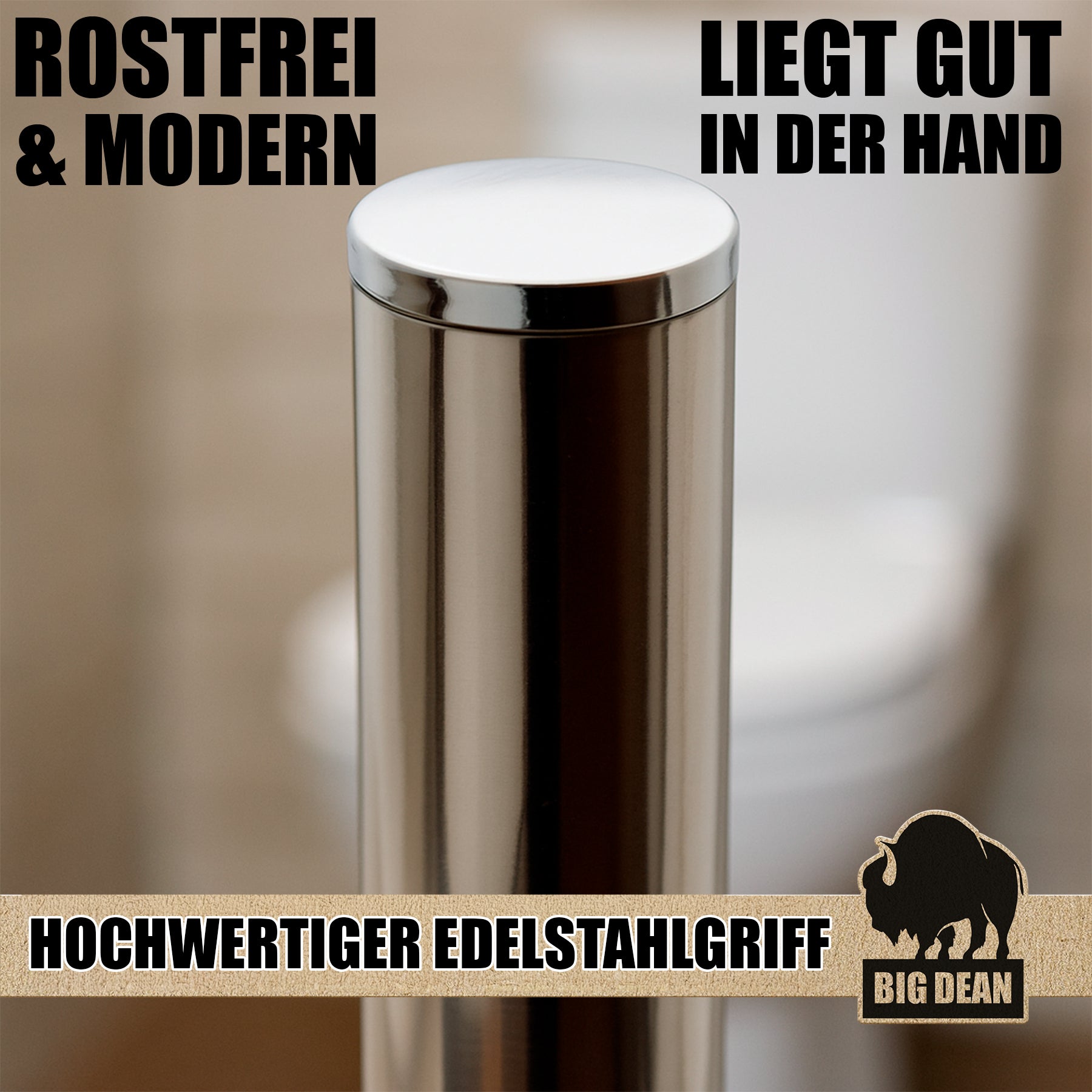 BigDean Silikon Klobürste WC-Bürste 4er Set Schwarz antibakteriell