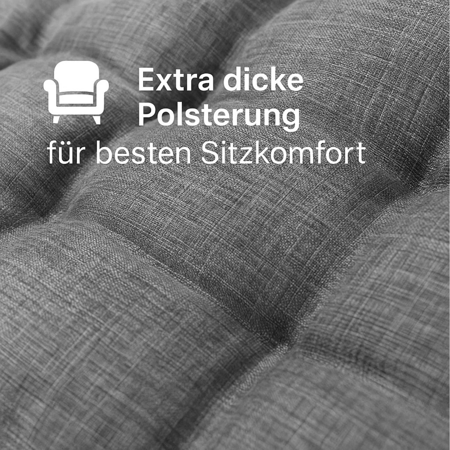 BigDean Campingsofa 2 Personen faltbar 300 kg Campingstuhl