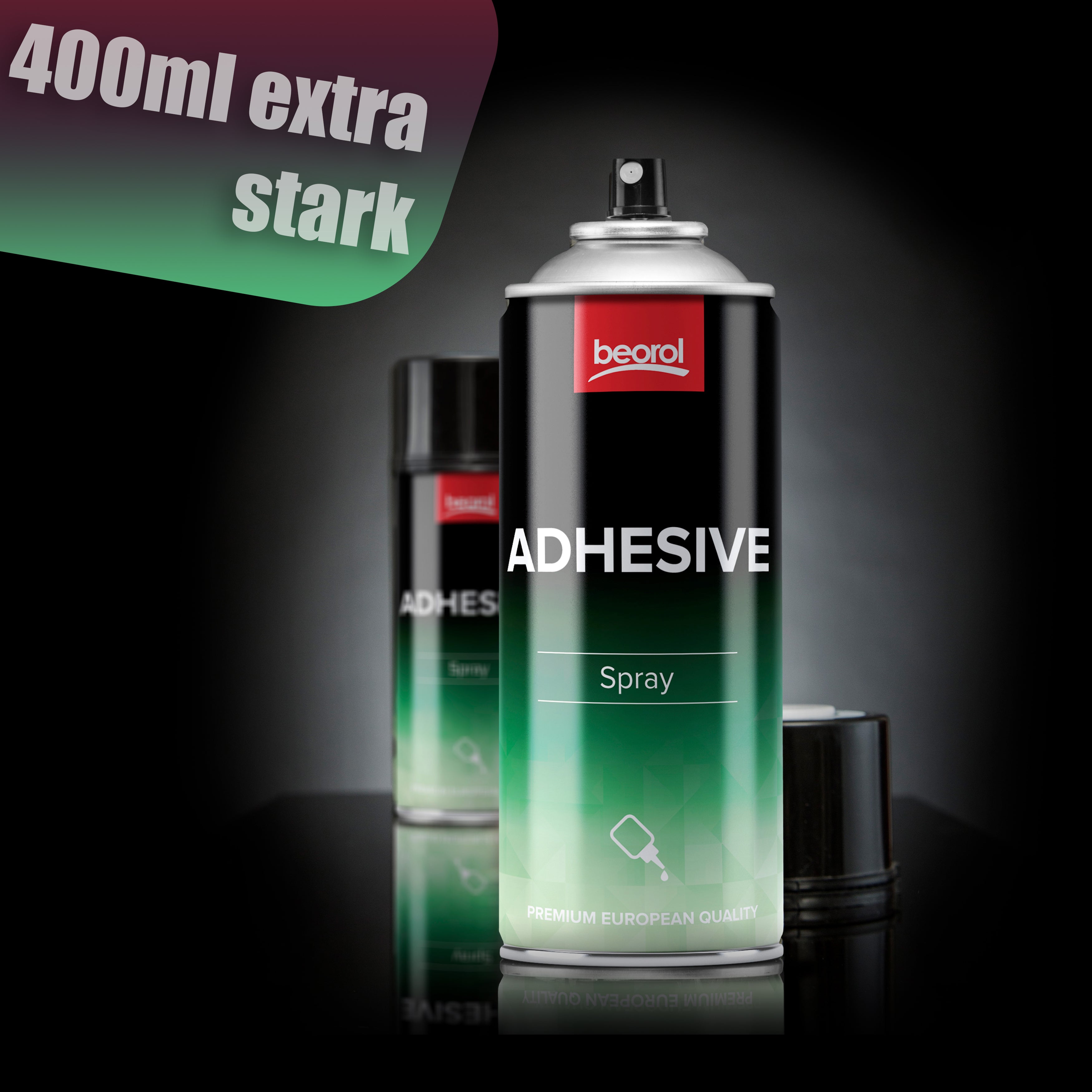BigDean Sprühkleber Transparent 400 ml Extra Stark Spray