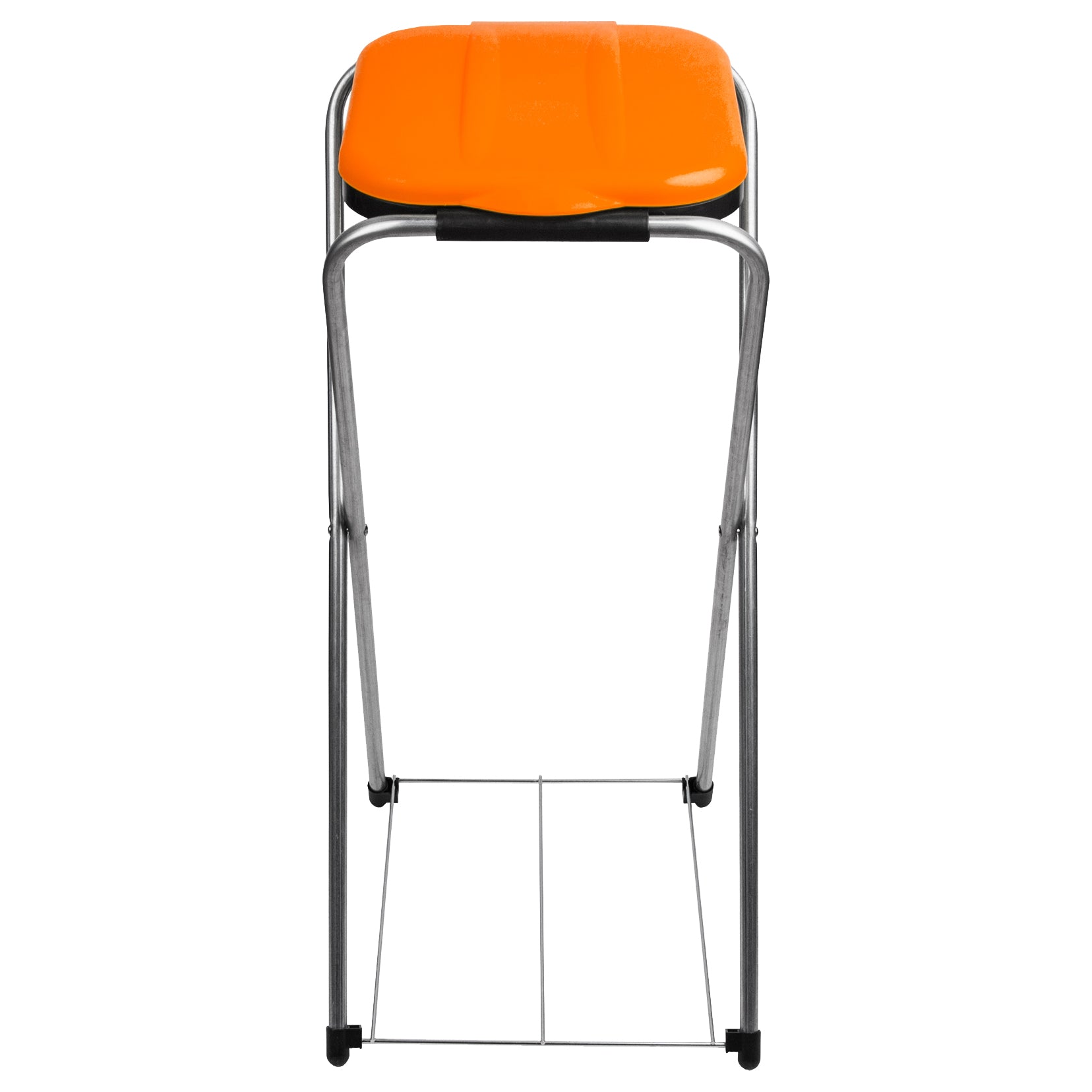 BigDean EasyFix Müllsackständer 120 L orange Metall