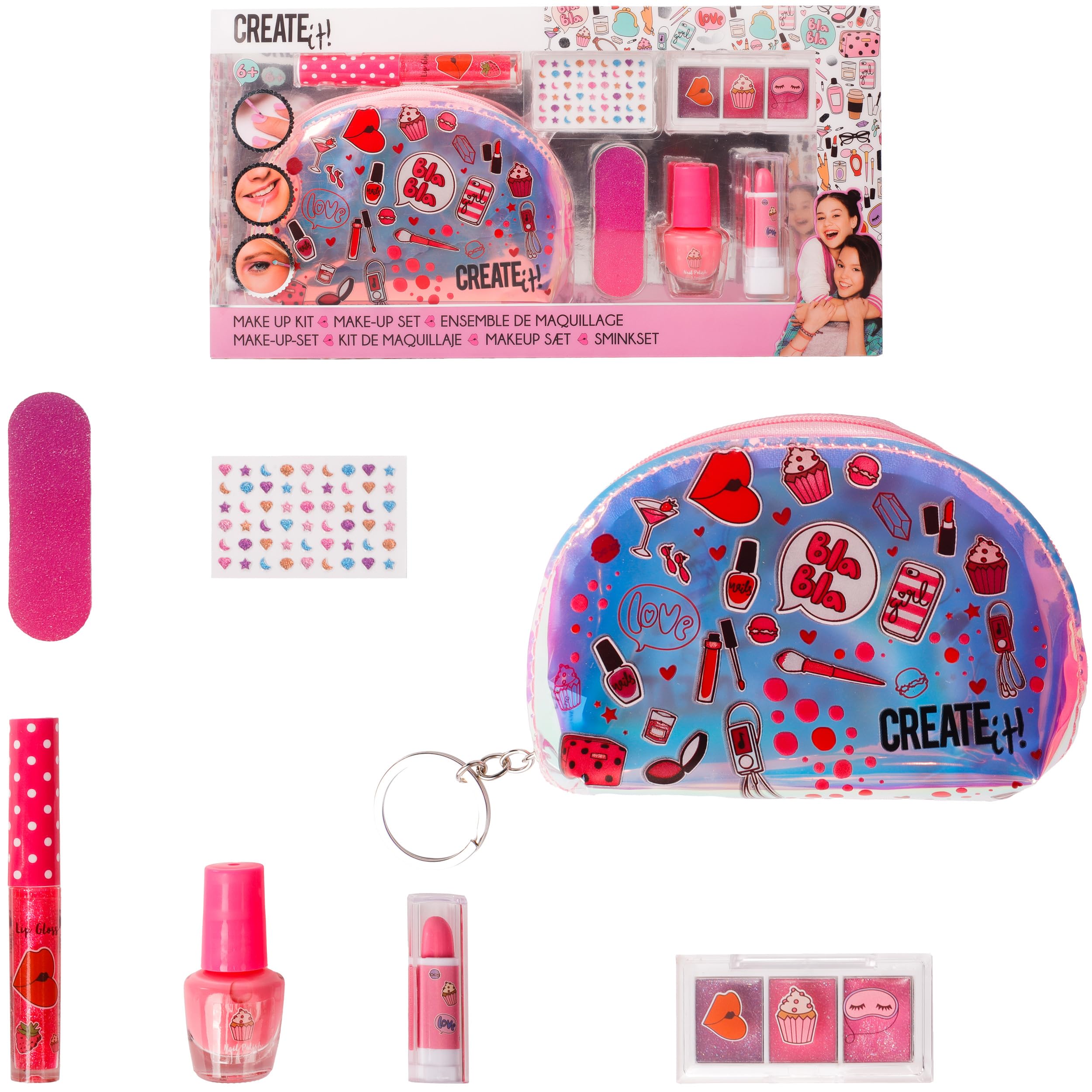 Create It Makeup 84510 Schminkset Mädchen Glitzertasche