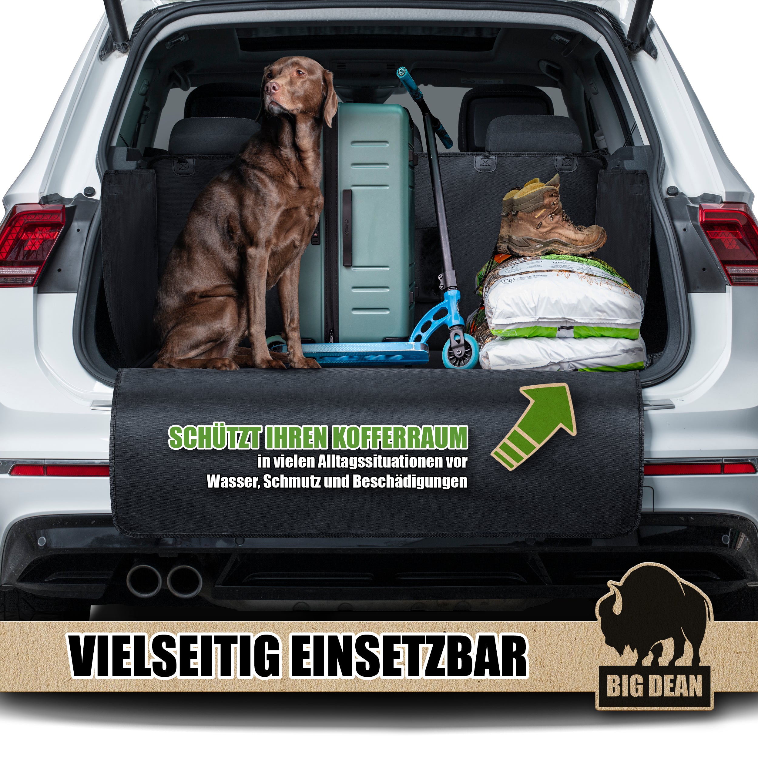 BigDean Kofferraum Schutzmatte Universell Hund Gepäck