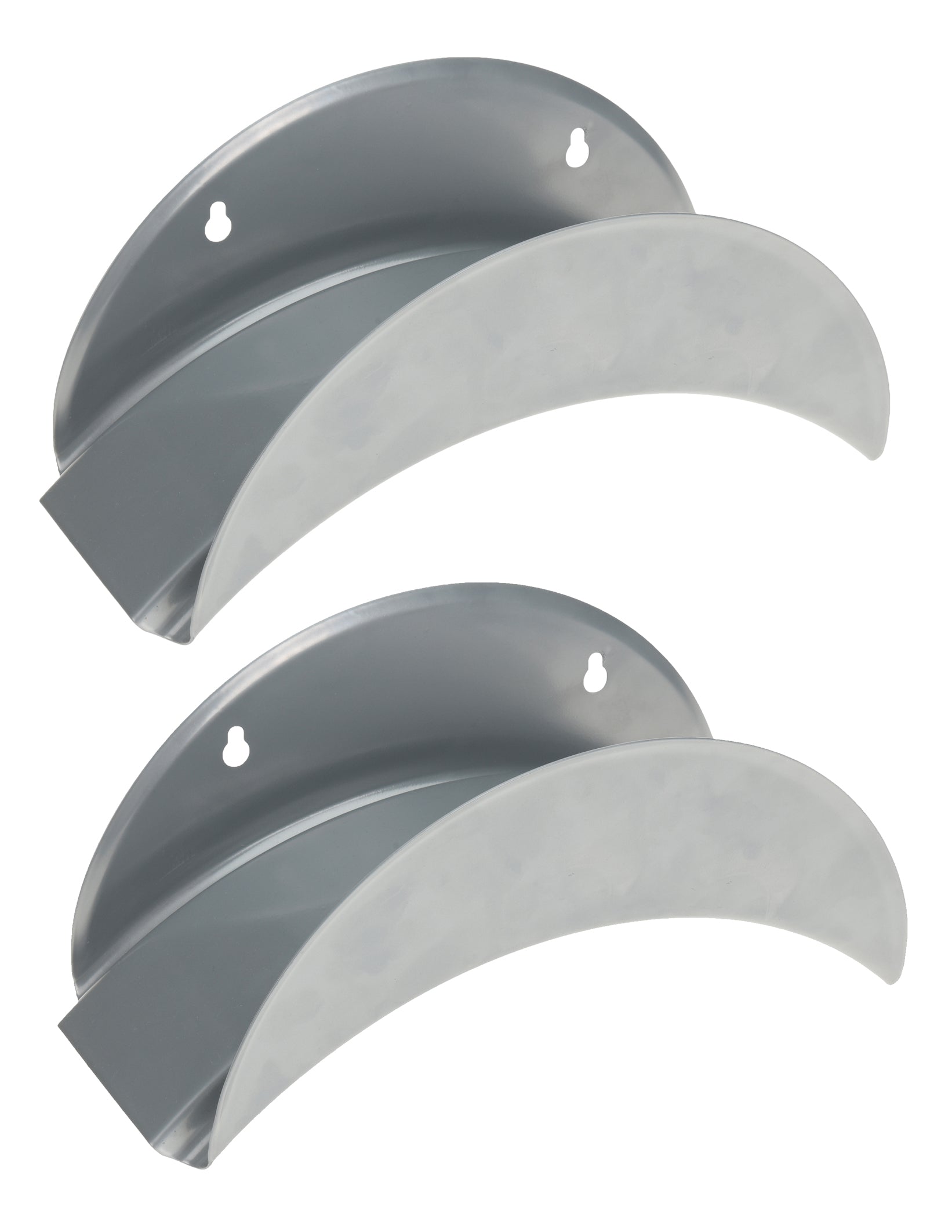 BigDean Gartenschlauchhalter Metall 29x13cm 2er Grau