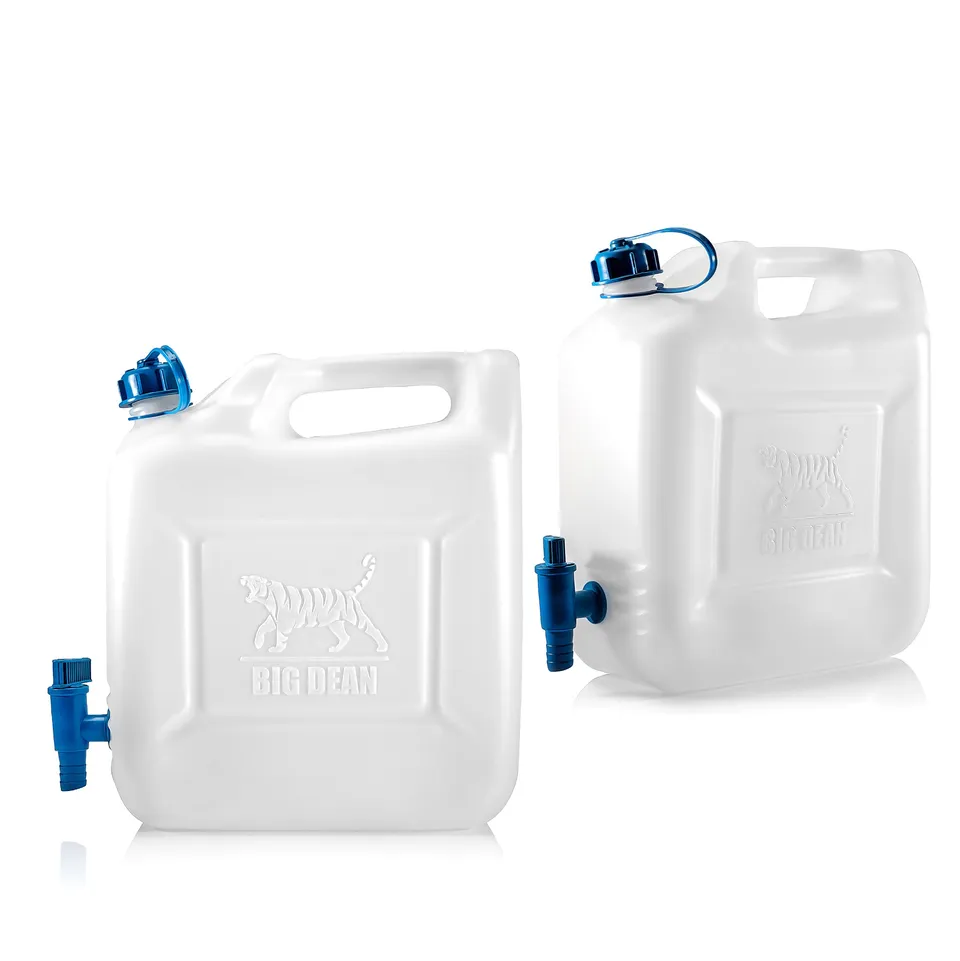 BigDean Wasserkanister 12L 2X Trinkwasserkanister mit Hahn