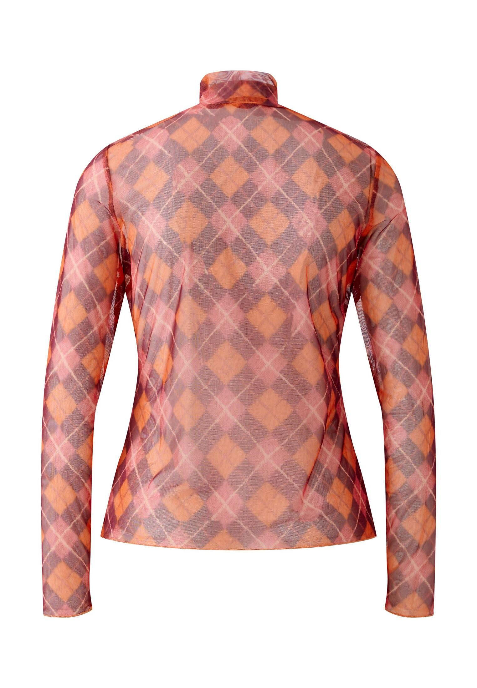 Oui Shirts & Tops Langarmshirt Alloverprint Größe 34