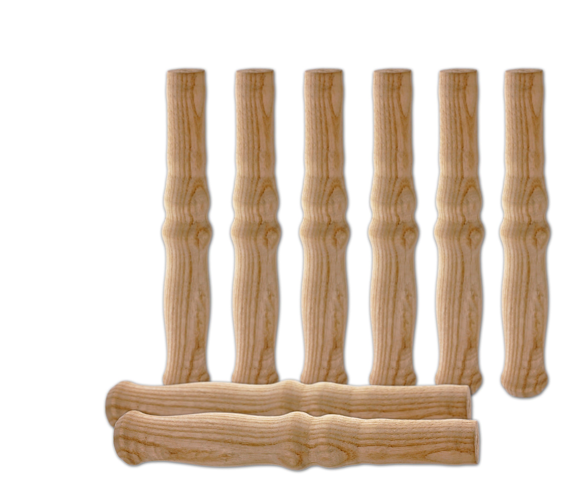 BigDean Garten Holzgriffe 8er 23,5cm Schubkarre Sackkarre