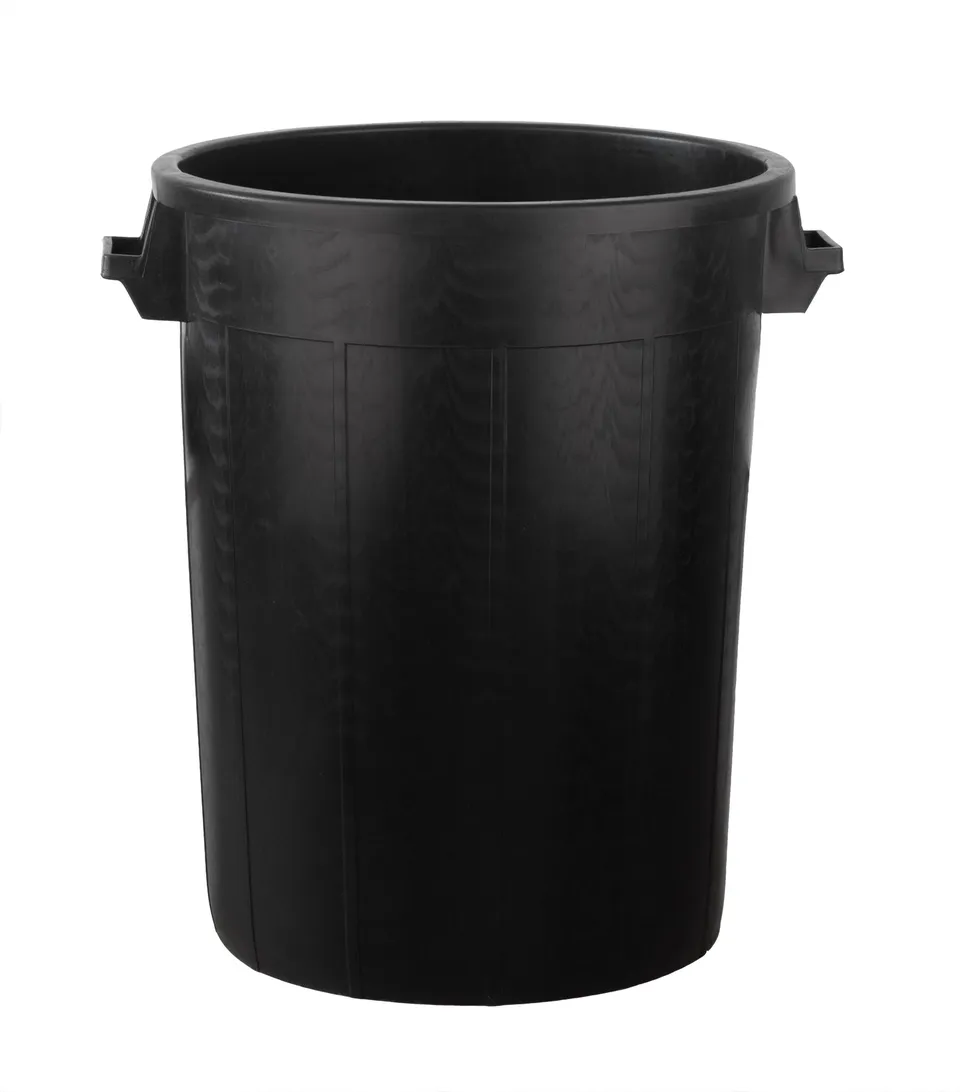 BigDean Universaltonne 70 Liter ohne Deckel Allzweck schwarz