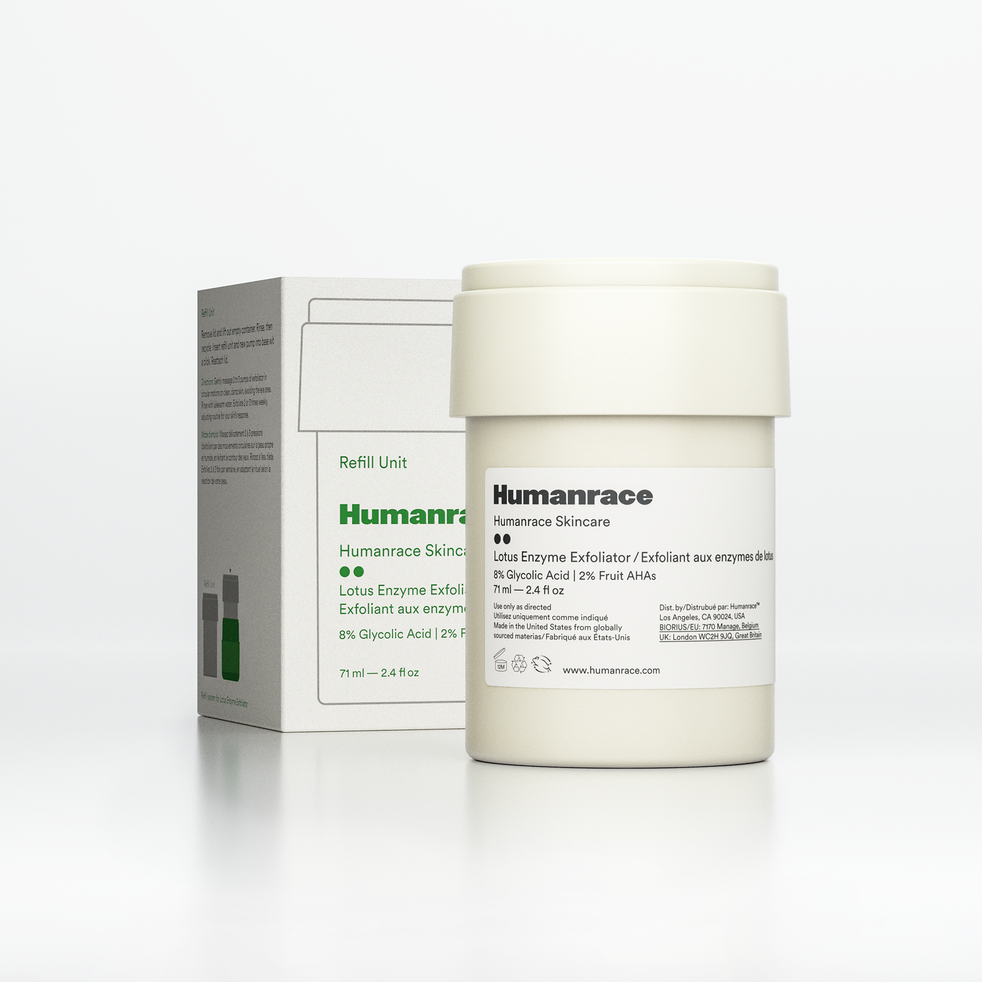 Humanrace Refills Lotus Enzyme Exfoliator Gesichtspeeling Refill
