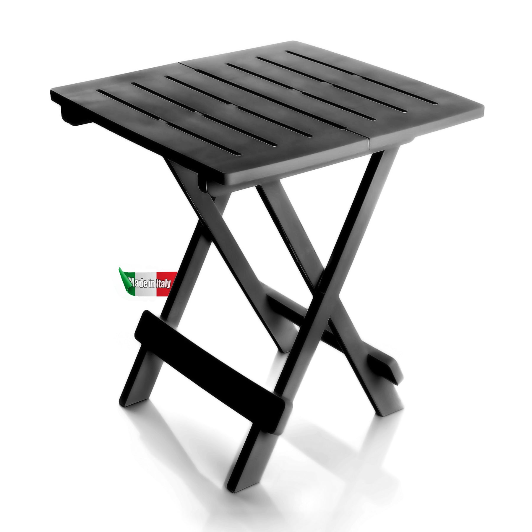 BigDean Garten Klapptisch klein Anthrazit 45x43x50cm wetterfest