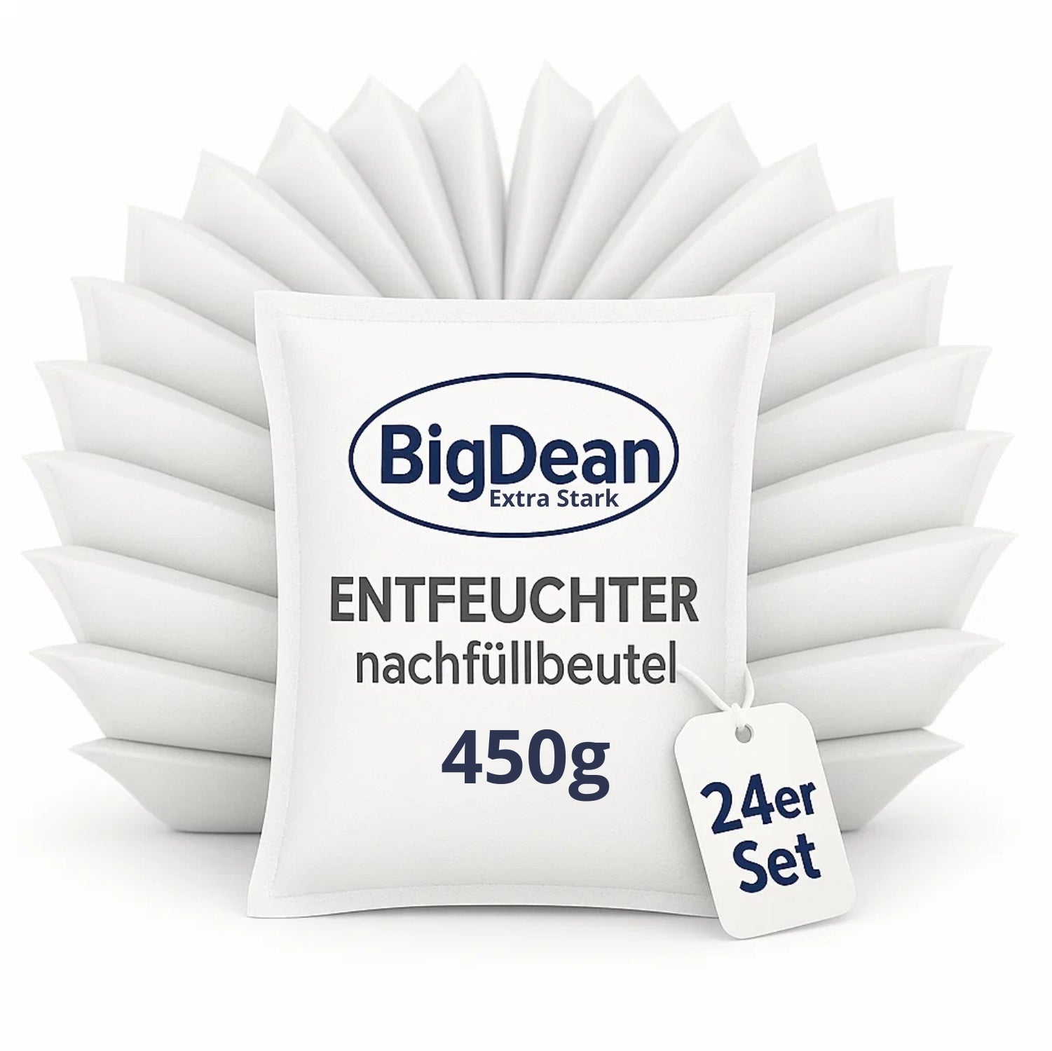 BigDean Luftentfeuchter Granulat 450g 24er Nachfüllpack
