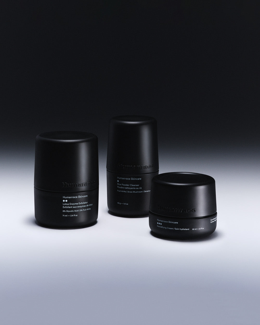 Humanrace Kits Black Routine Gesichtsset schwarz 3-teilig