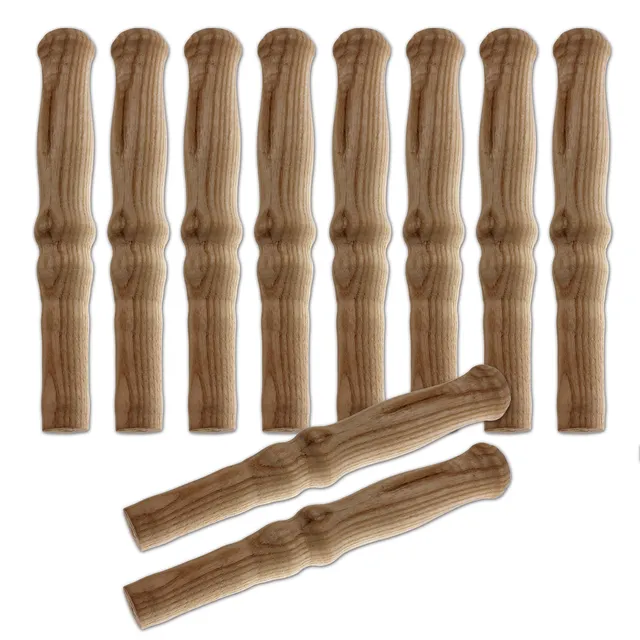 BigDean Garten Schubkarren Holzgriffe 10er Pack 23,5 cm Universal