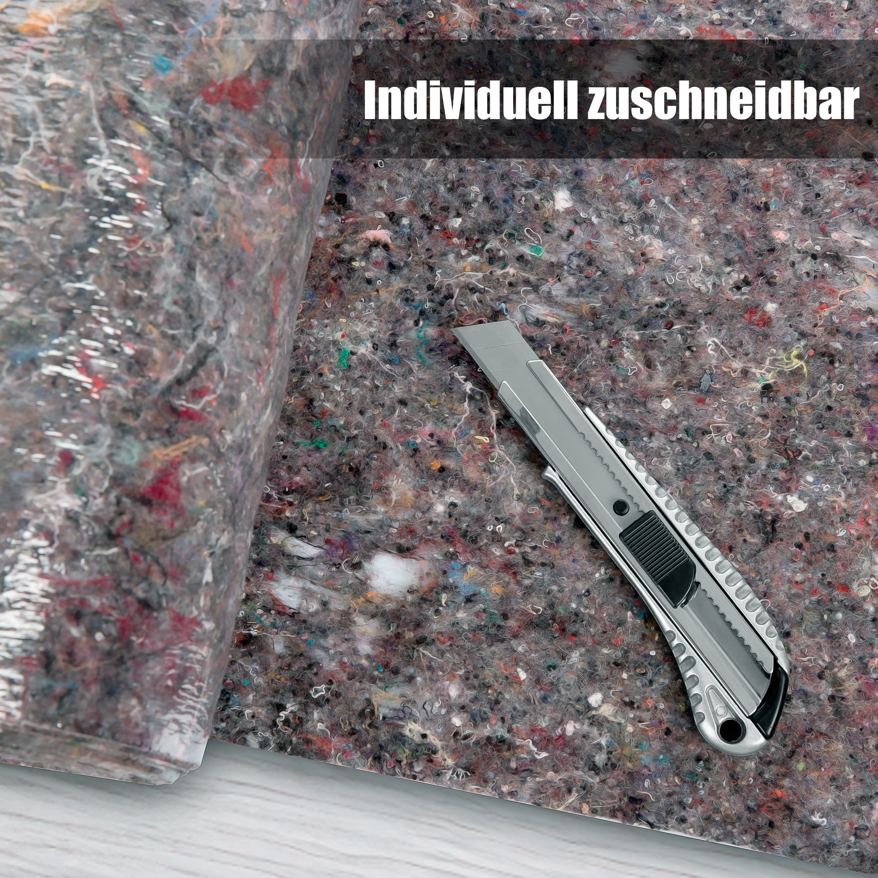 BigDean Malervlies 180g 50m Rolle Abdeckvlies wiederverwendbar