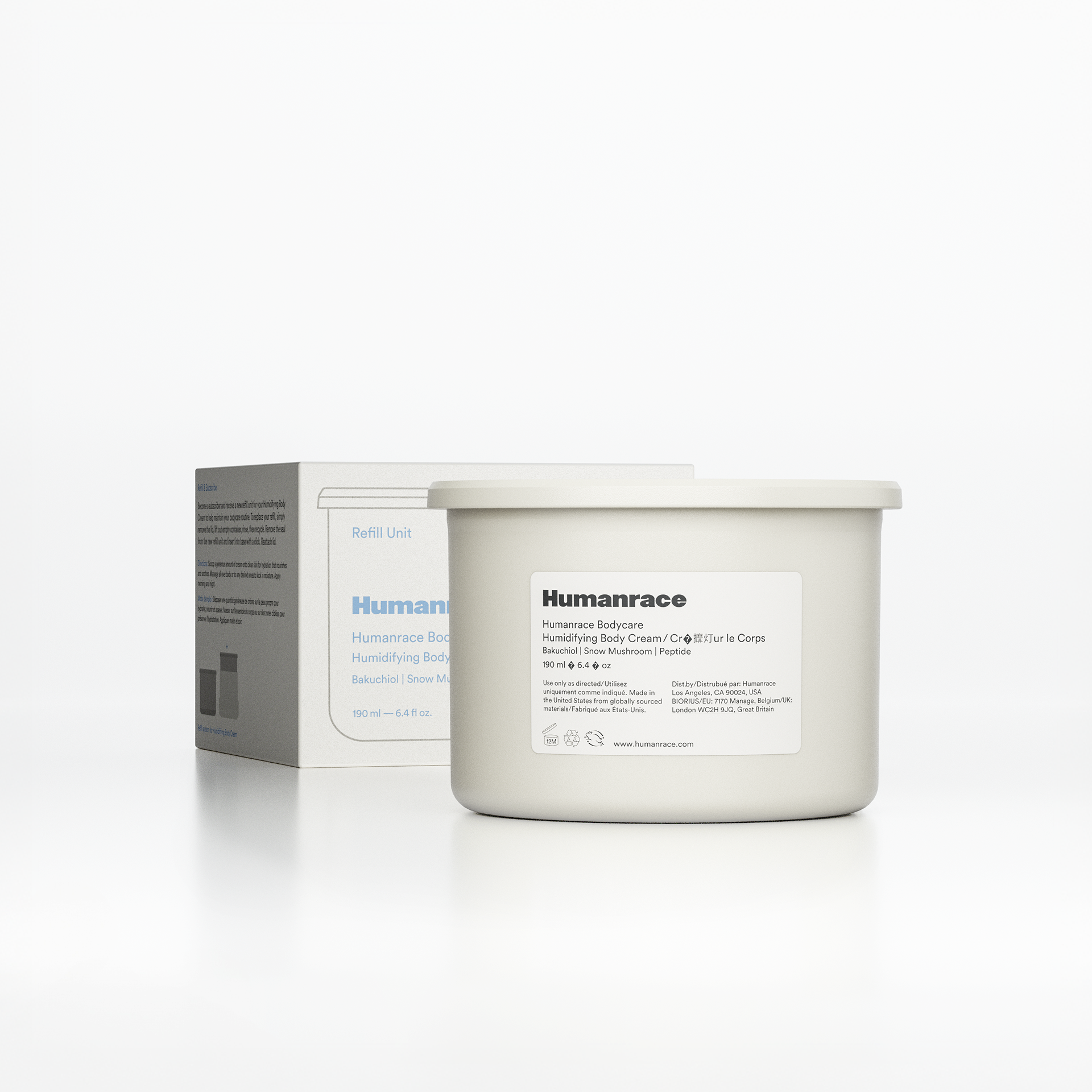 Humanrace Refills Humidifying Body Cream Körpercreme Nachfüllung