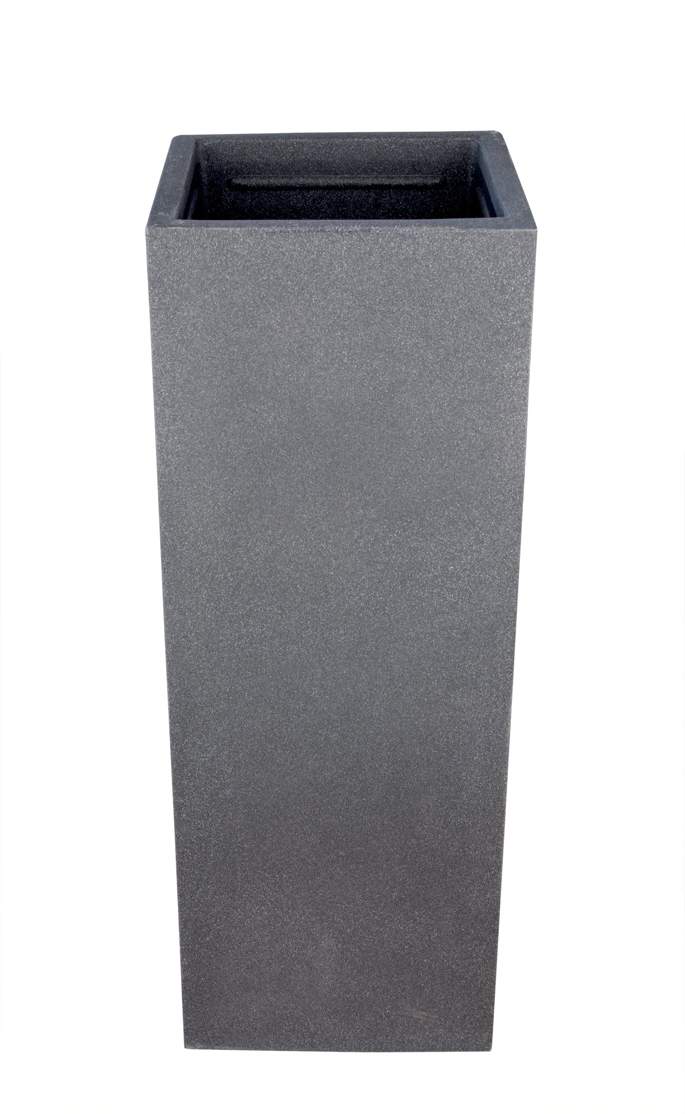 BigDean Pflanzsäule Stein-Optik 80x30x30 Anthrazit