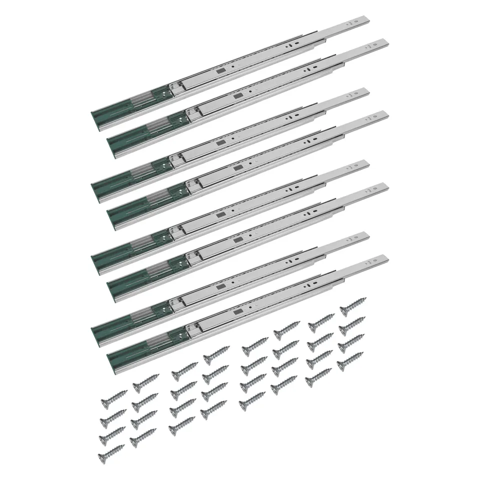 BigDean Schubladenschienen Vollauszug 550mm Softclose 4 Paar