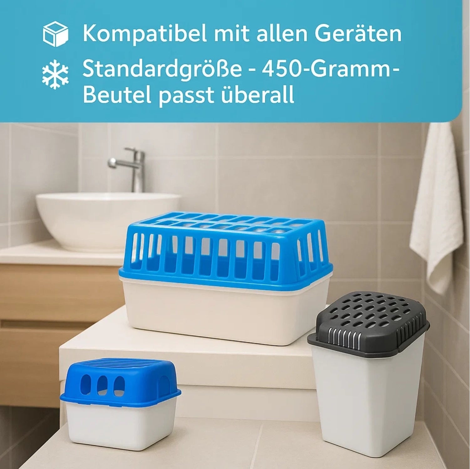 BigDean Luftentfeuchter Granulat 450g 24er Nachfüllpack