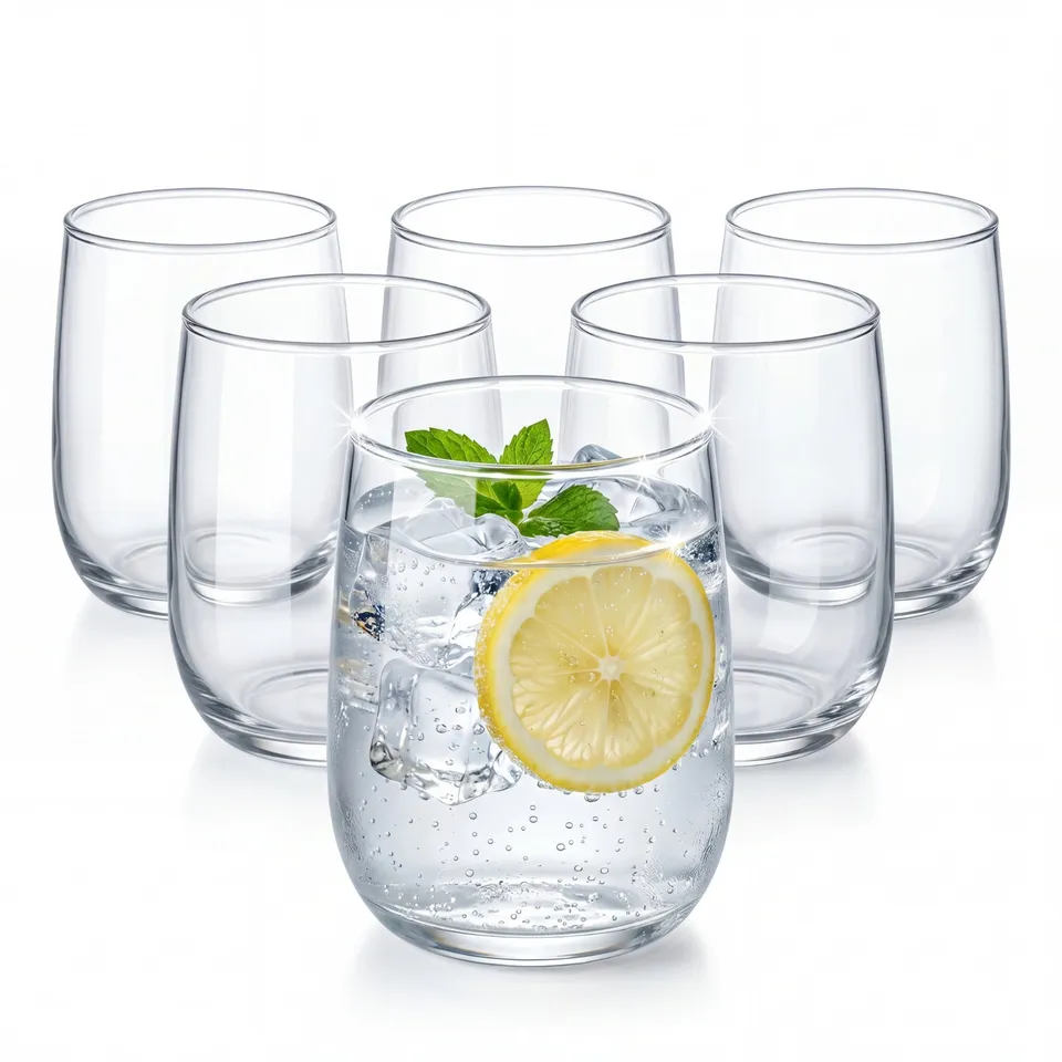 BigDean Gläser Set 6 Stück 320 ml Trinkgläser spülmaschinenfest