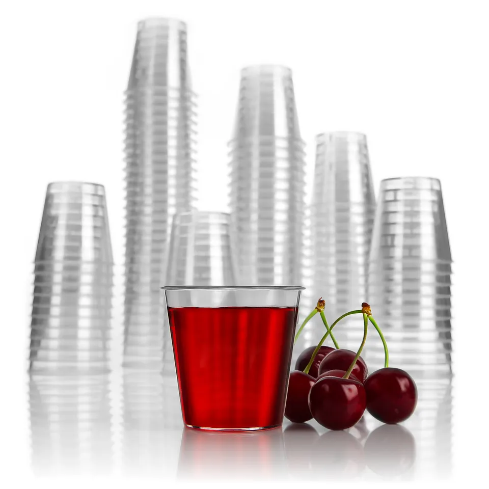 BigDean Küche Schnapsgläser Plastik 3cl Transparent 200 Stück
