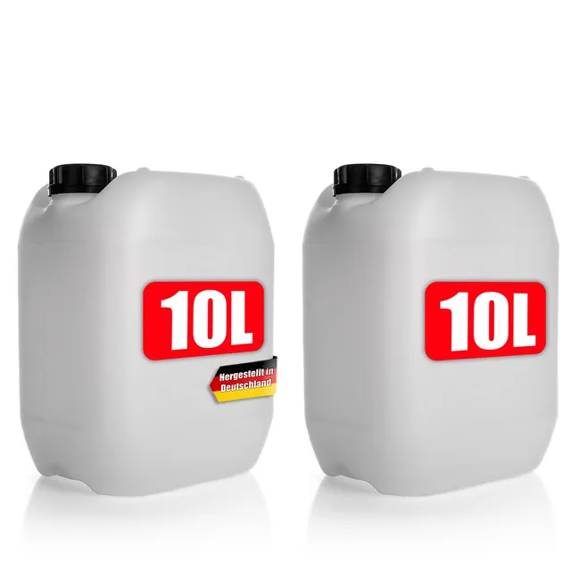 BigDean Wasserkanister 10L naturweiß lebensmittelecht BPA-frei