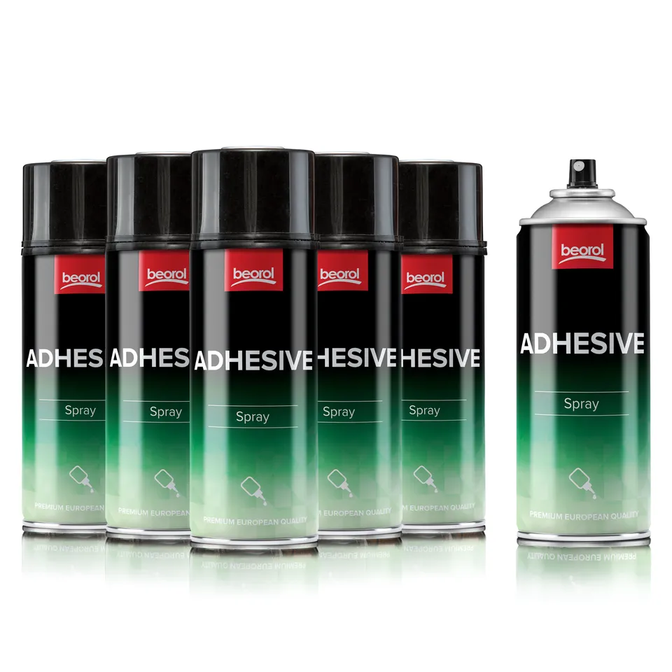 BigDean Sprühkleber transparent extra stark 400 ml 6 Dosen