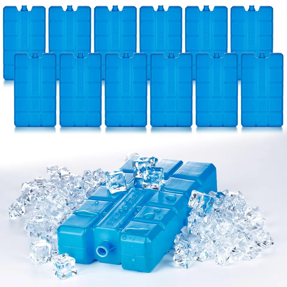 BigDean Küche Kühlakkus 200ml 12er Set Blau 12h Kühlung