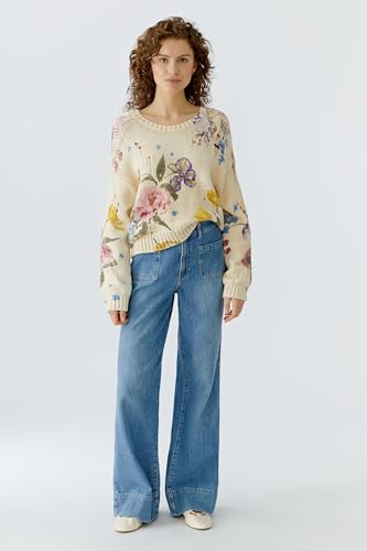 OUI Pullover Floral lässig Vintage für Damen