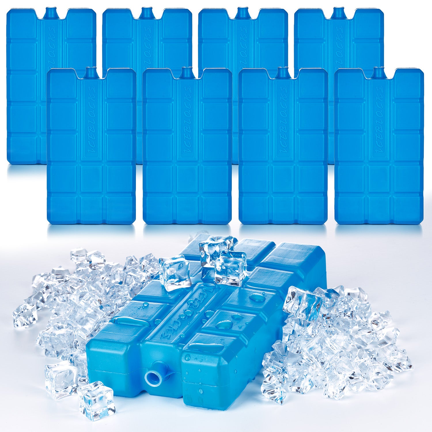 BigDean Kühlakkus 8er Set 200ml 12h für Kühlbox