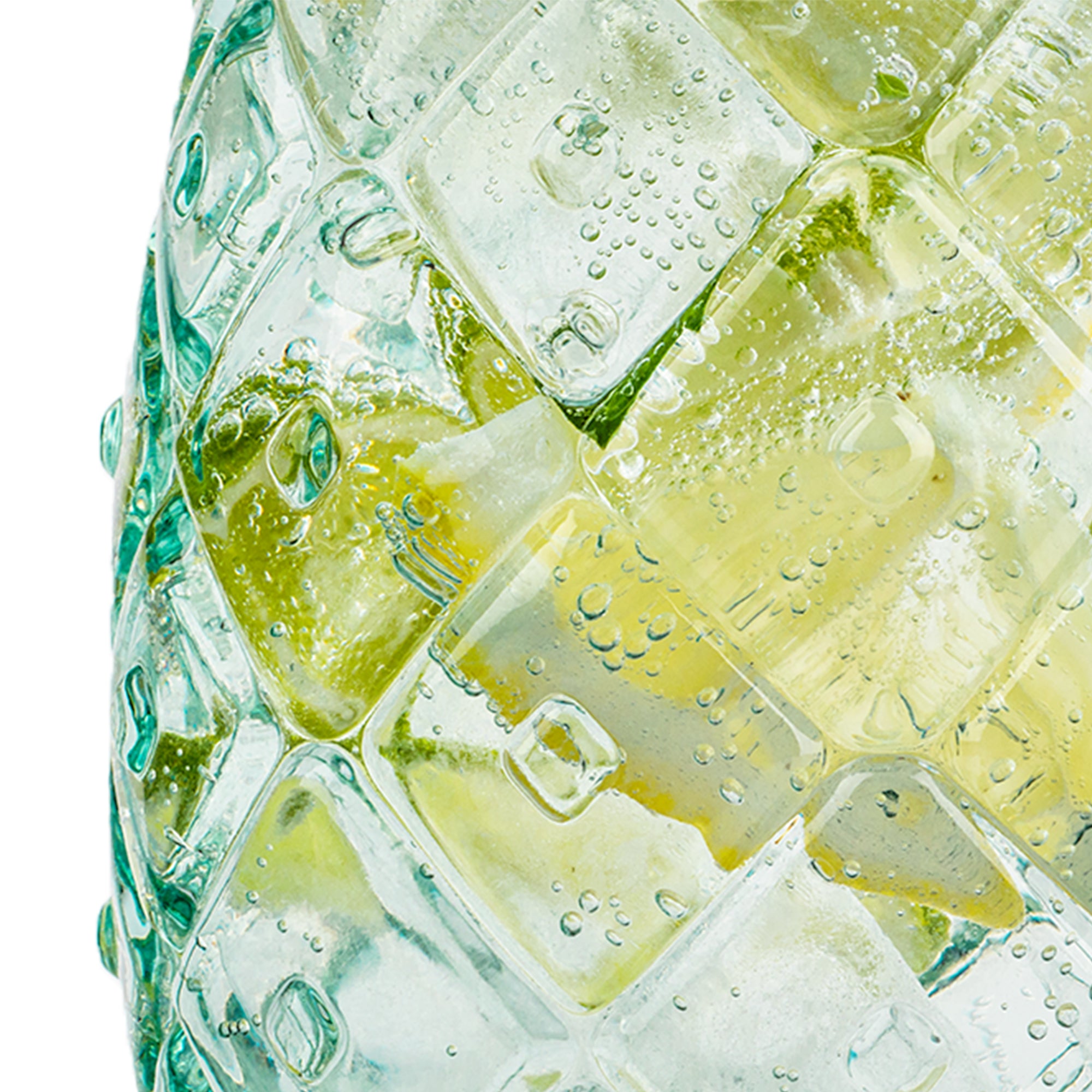 BigDean Trinkgläser Ananas 700 ml 4er Set Recyclingglas