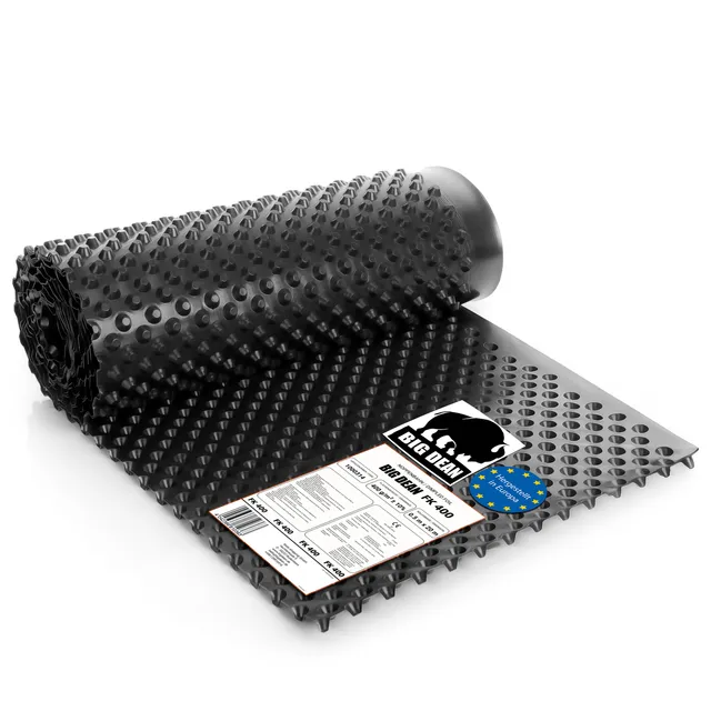 BigDean Premium Noppenfolie 0,5x20m HDPE für Hochbeet reißfest