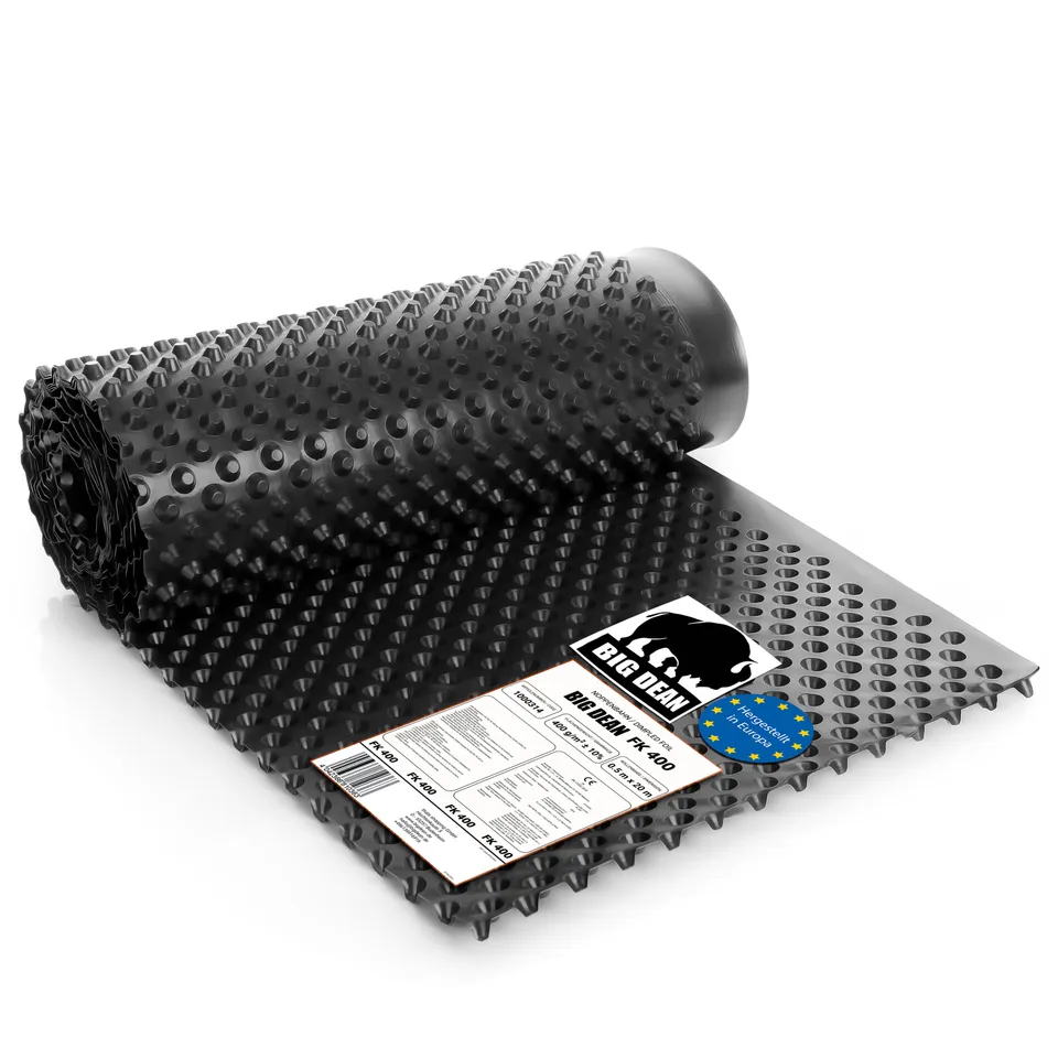 BigDean Premium Noppenfolie 0,5x20m HDPE für Hochbeet reißfest