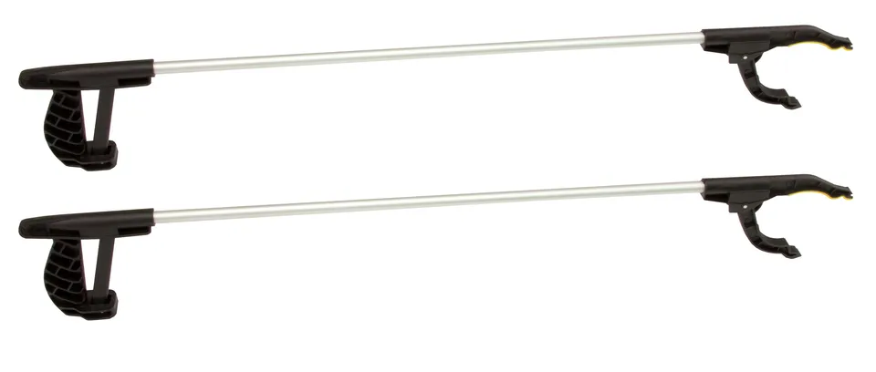 BigDean Haushalt Greifzange 76 cm 2er Set mit Magnetspitze