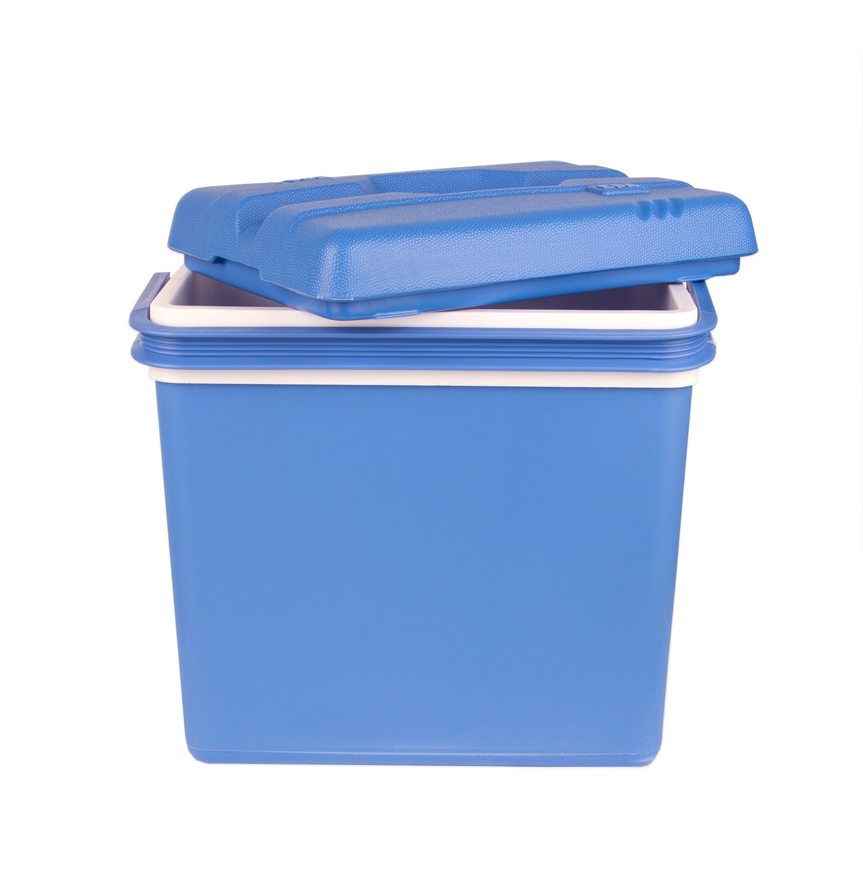 BigDean Kühlbox 24 Liter blau-weiß mit 6 Kühlakkus