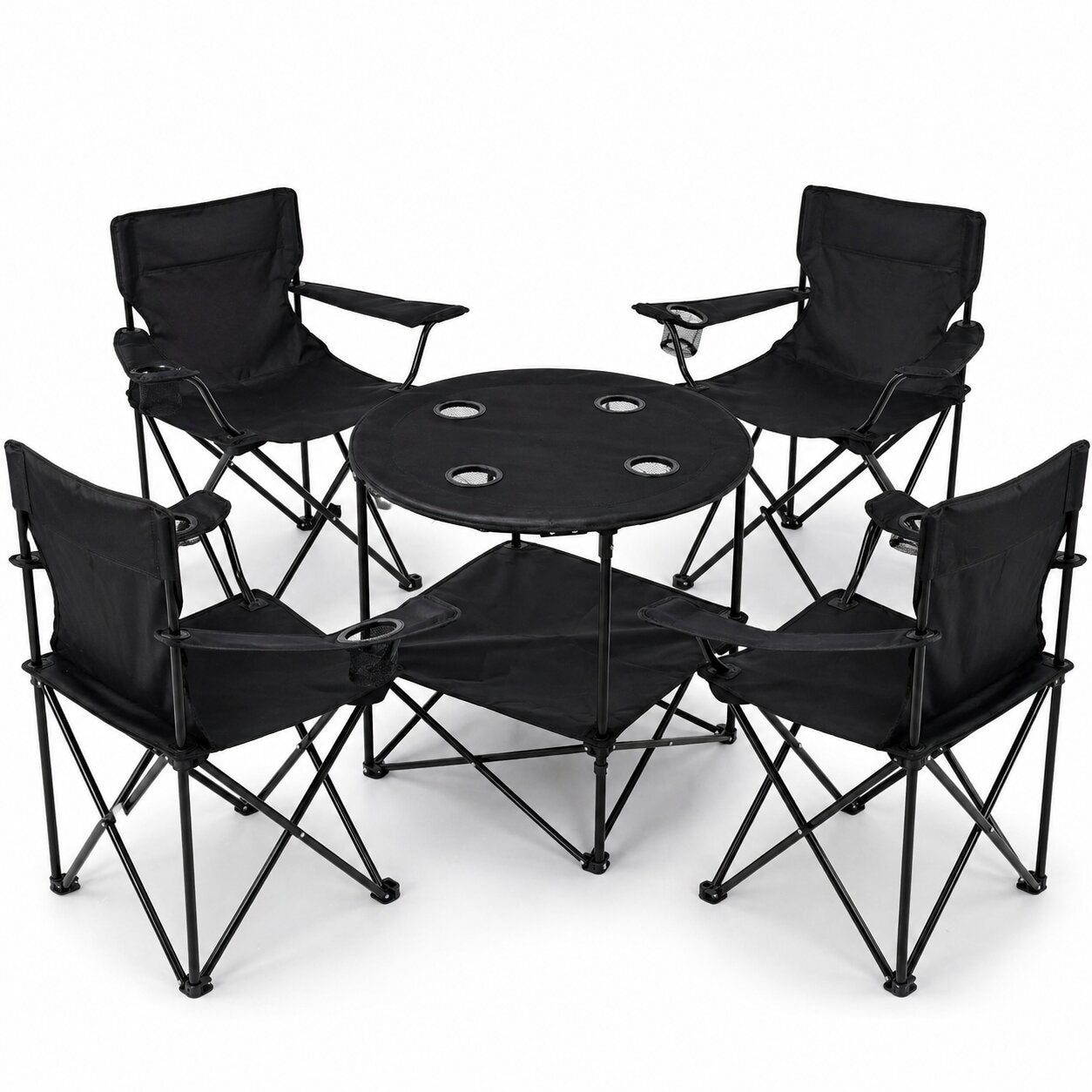 BigDean Garten & Außenbereich Camping Set 5-tlg klappbar
