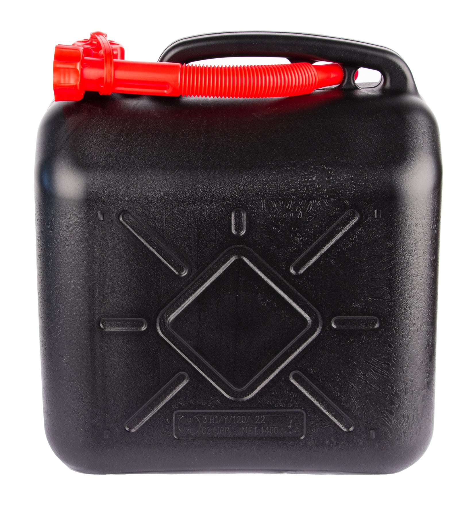 BigDean Haushalt Benzinkanister 4x20 L mit Ausgießer UN schwarz
