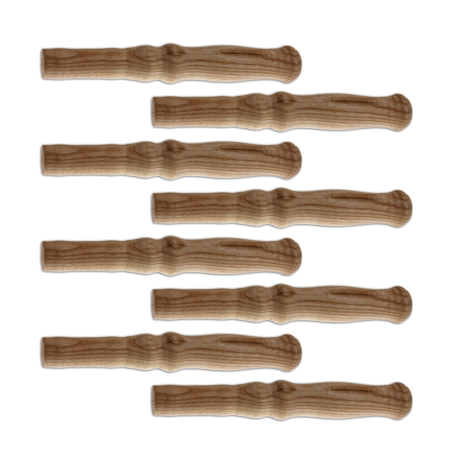 BigDean Garten & Außenbereich Schubkarren Griffe Holz 8 Stück 23,5cm