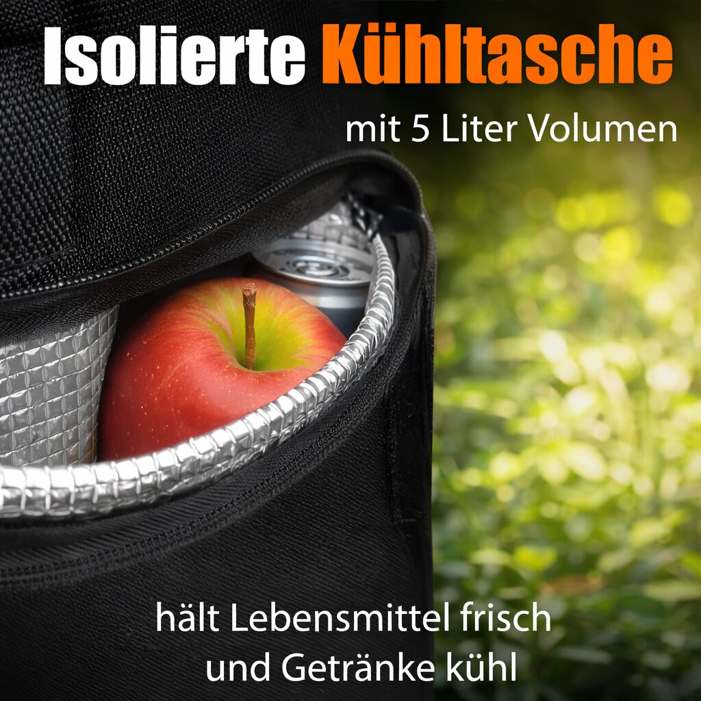 BigDean Einkaufstrolley klappbar 56L Kühlfach Tasche