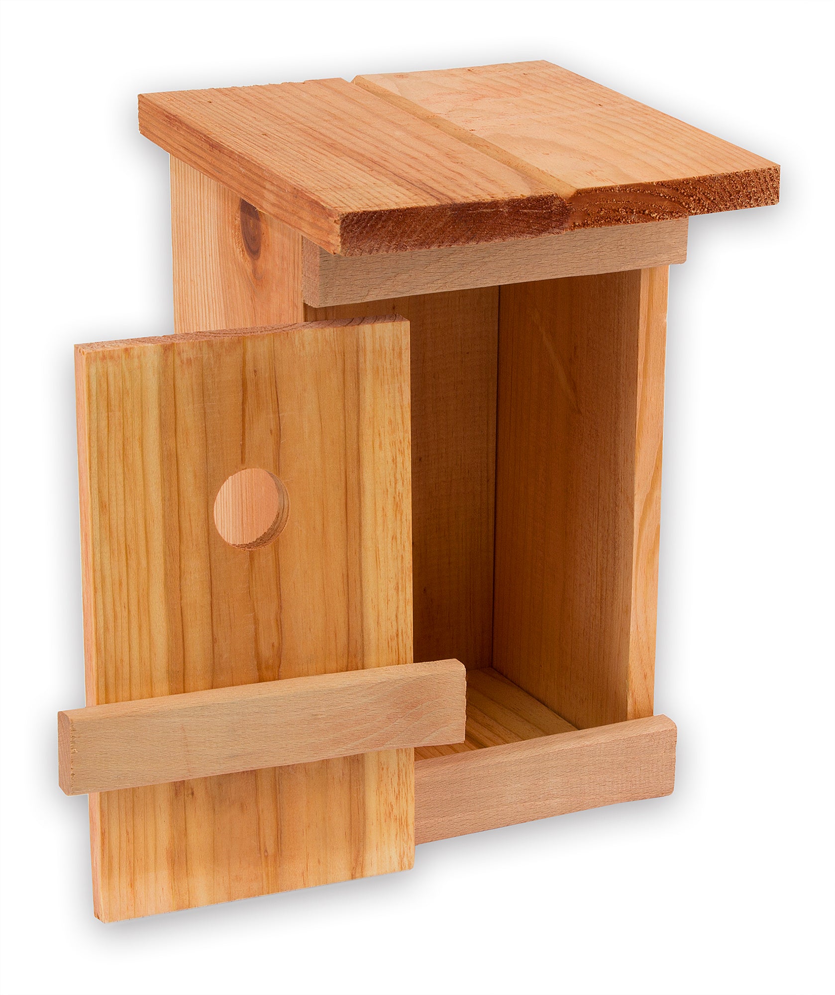 BigDean Garten Nistkasten 2er Massivholz 28mm braun